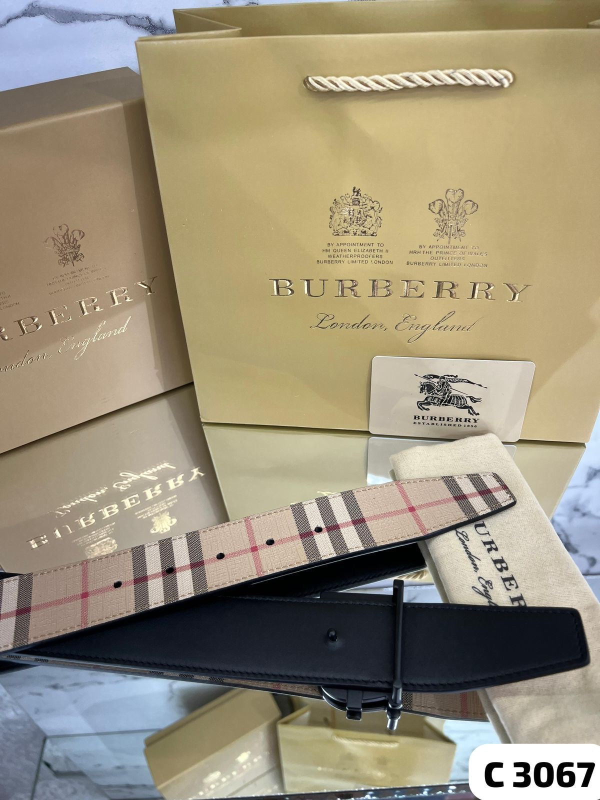 CINTURON BURBERRY